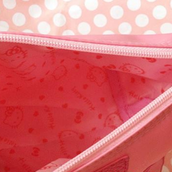 Brand New Saniro Hello Kitty Make-Up Comestic Toiletries Pouch Bag - Picture 5 of 5